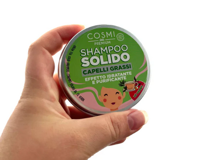 Champú Sólido Té Verde Fortalece la raíz y corta la caída 55gr